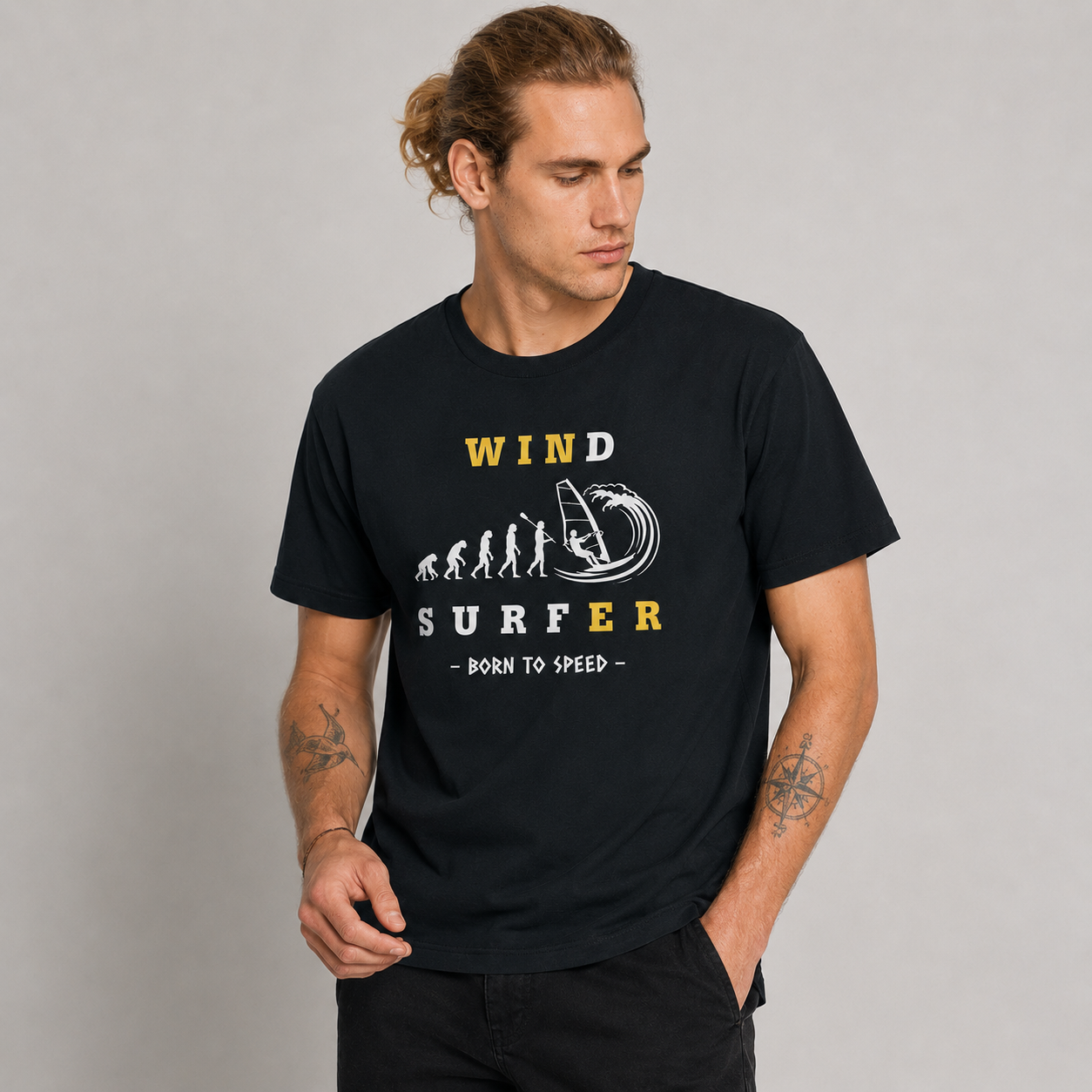 Windsurfer Born to Speed T-Shirt