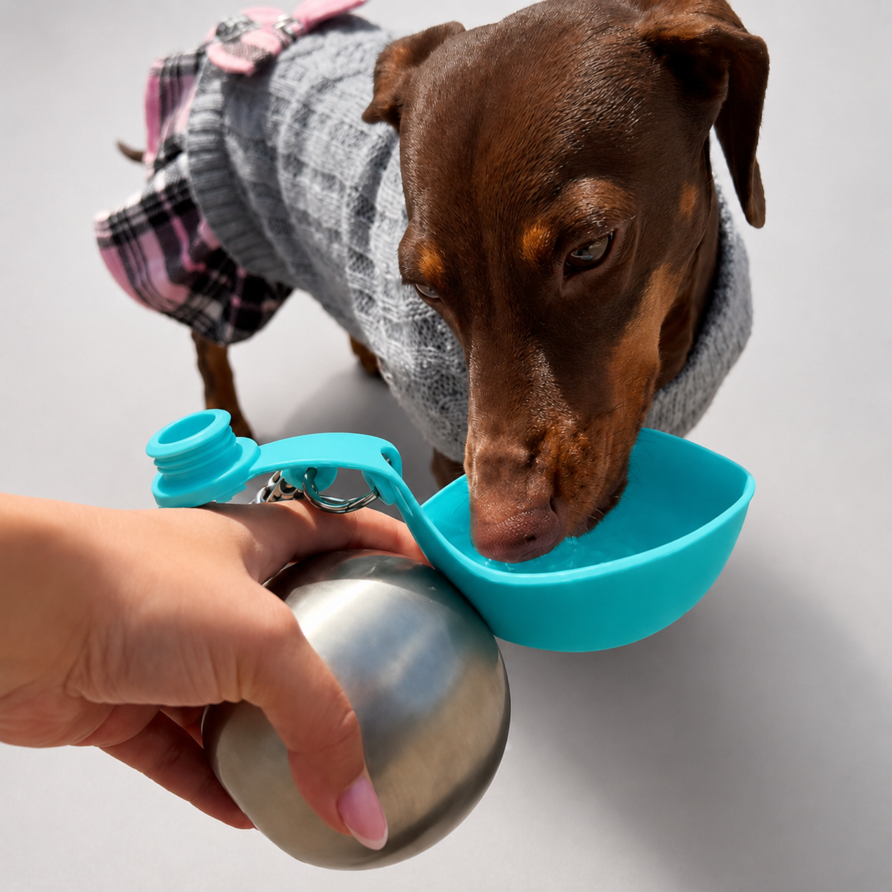 Faltbare Hundetrinkflasche